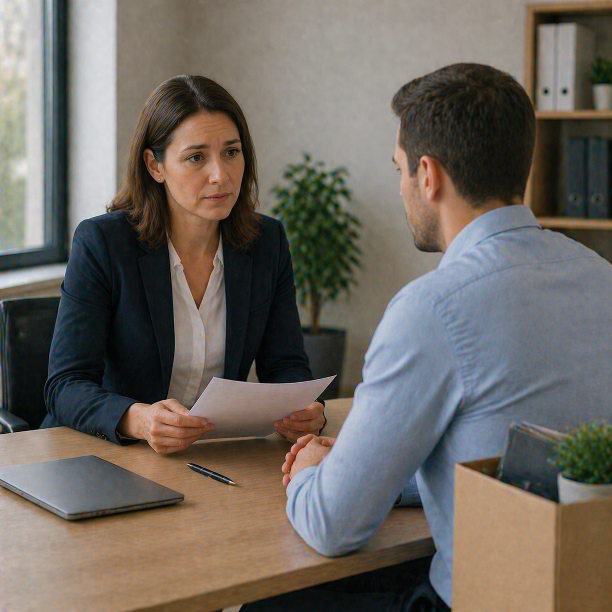 lay off illustration